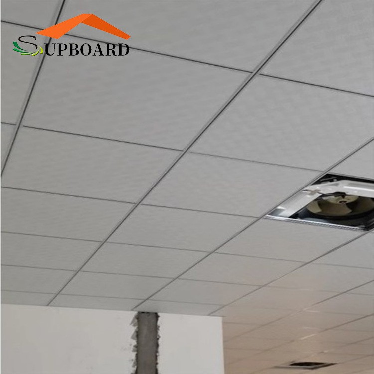 595*595*7MM Acoustical Vinyl Faced PVC Gypsum Ceiling Tile