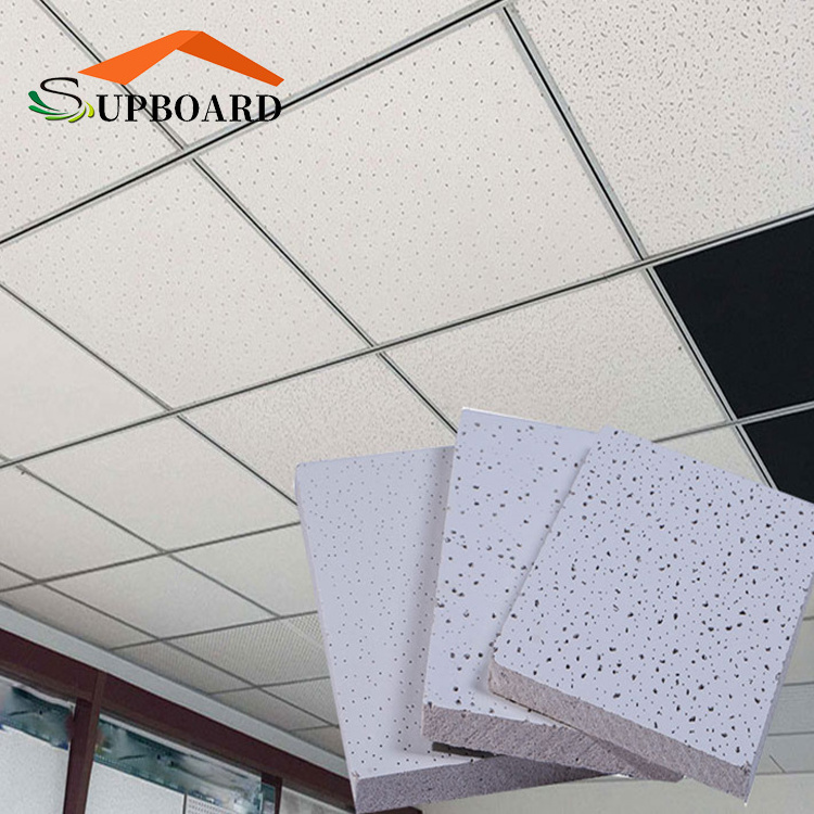 Pin Hole Tegular Edge Aquastic 600x600 Acoustic Mineral Fiber Board Ceiling Tiles Price