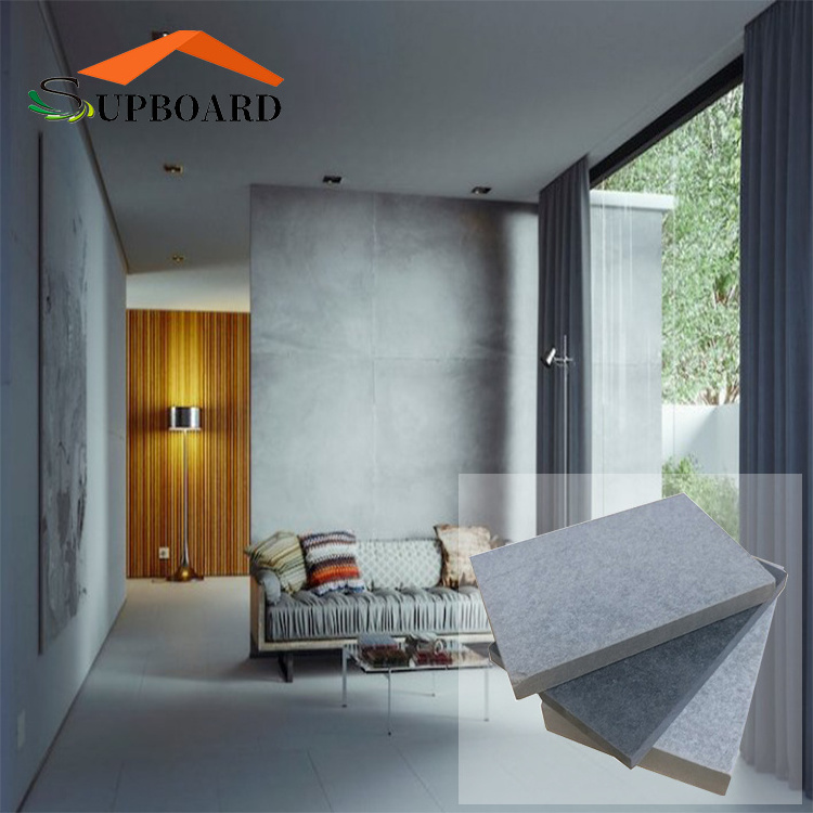 High Quality High Density Reinforced Fiber Cement Board 100% Non Asbestos Fiber Cement Board Hotel decoration