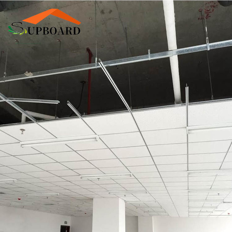 Interior Mineral Fiber Acoustical Suspended Ceiling Tiles Best Price