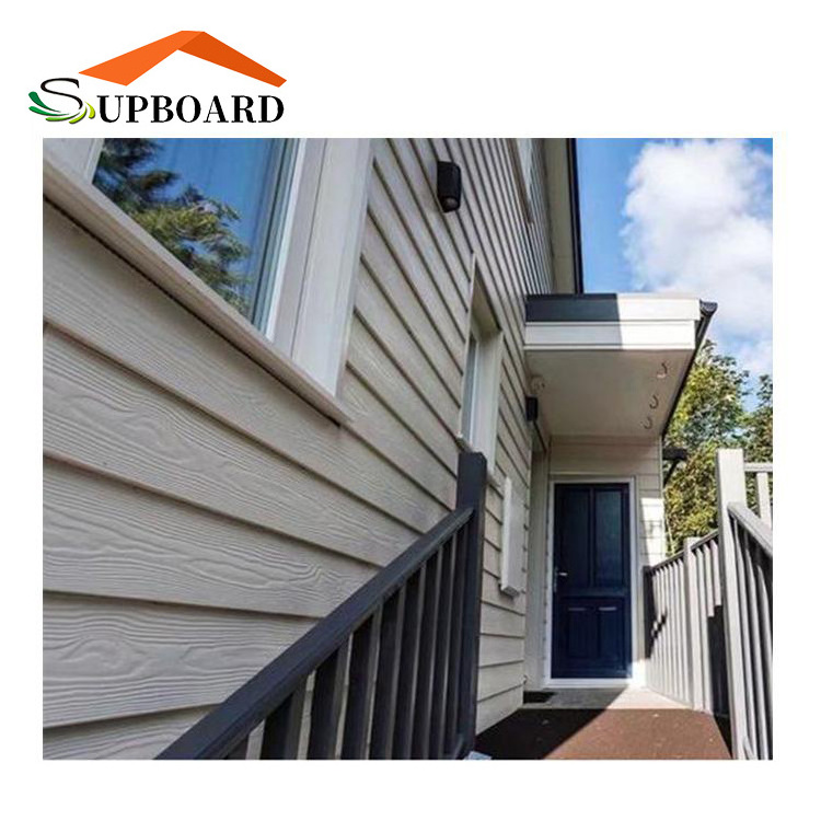 Reinforced Fiber Cement Exterior Wall Panel Cladding Weather Proof Board