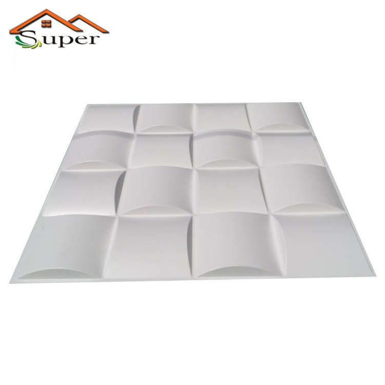 Plastic PVC 3D Wall Tiles 3D Wall Decor