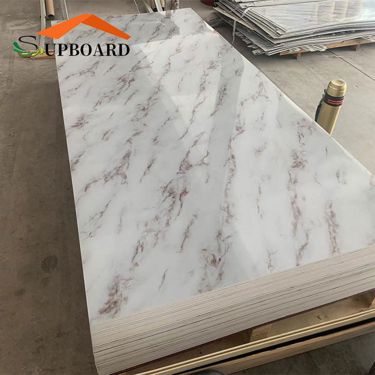 Decorative Acrylic Wall Panels PVC UV Marble Ceilings 3 mm