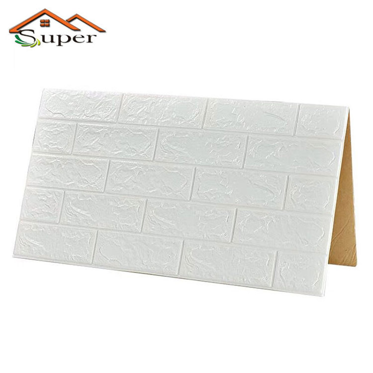 3D Printer PE Foam Mural Wallpaper 3D Brick Wall Panel