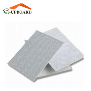 White Color PVC Gypsum Ceiling Tile 595*595