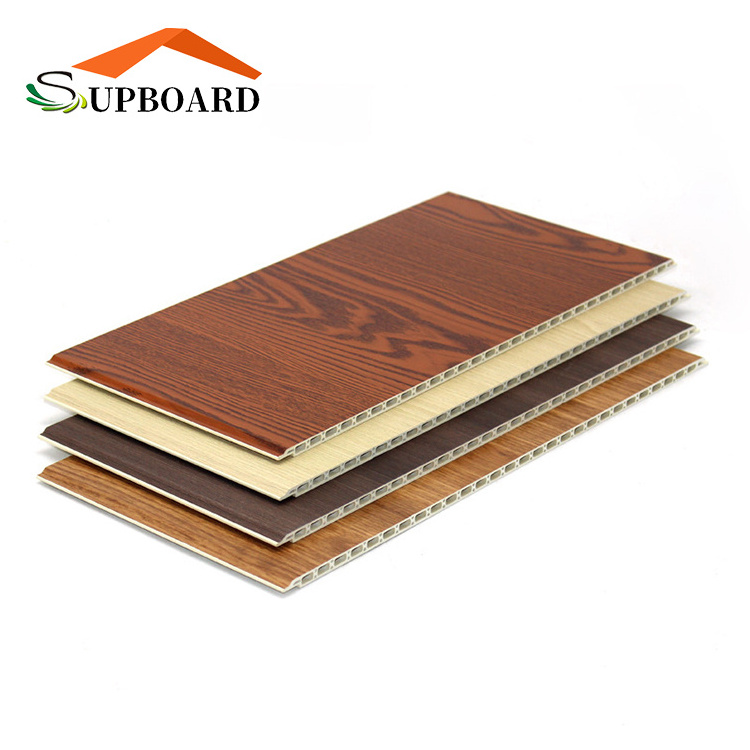 Wooden Board Pattern Wholesale Interior Laminated Printing PVC Ceiling Panel