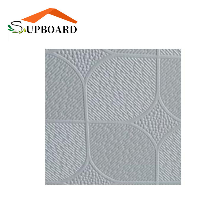 PVC Laminated Gypsum Ceiling White Color