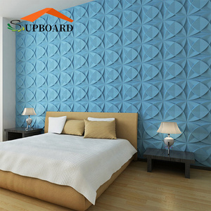 Home Decoration Wall Ceiling Paper Pop Pared PVC UV 3D Art Panels