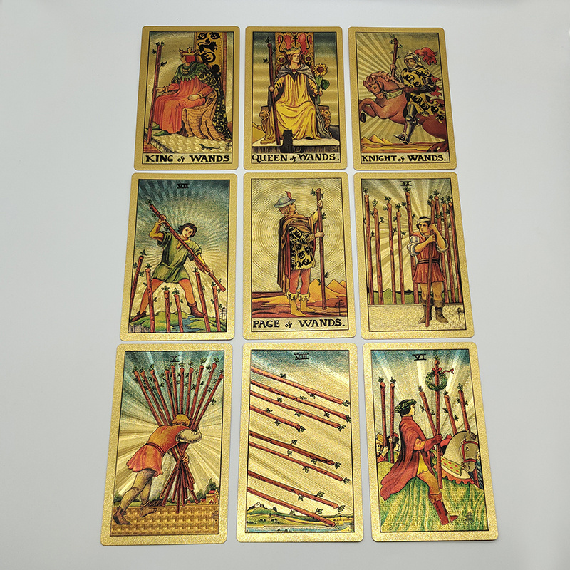 Factory Cheap Custom Tarot Deck Tarot Cards With Guide Book 78 Classic Original Tarot Cards