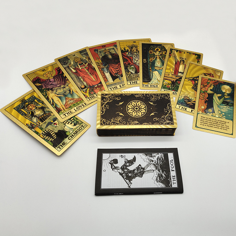 Factory Cheap Custom Tarot Deck Tarot Cards With Guide Book 78 Classic Original Tarot Cards