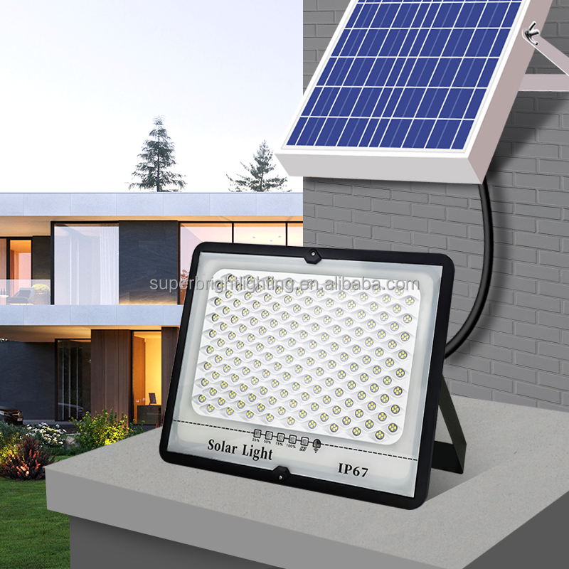 High Quality Remote Control Led Lighting Sport Portable Lights Outdoor Solar Led Flood Light