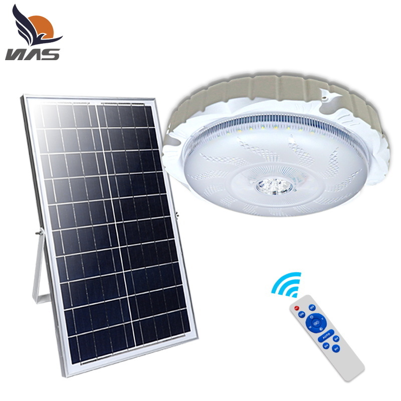 20w/40w/60w/100w/150w/200w Solar Panel Powered Remote Control Indoor Ceiling Led Light