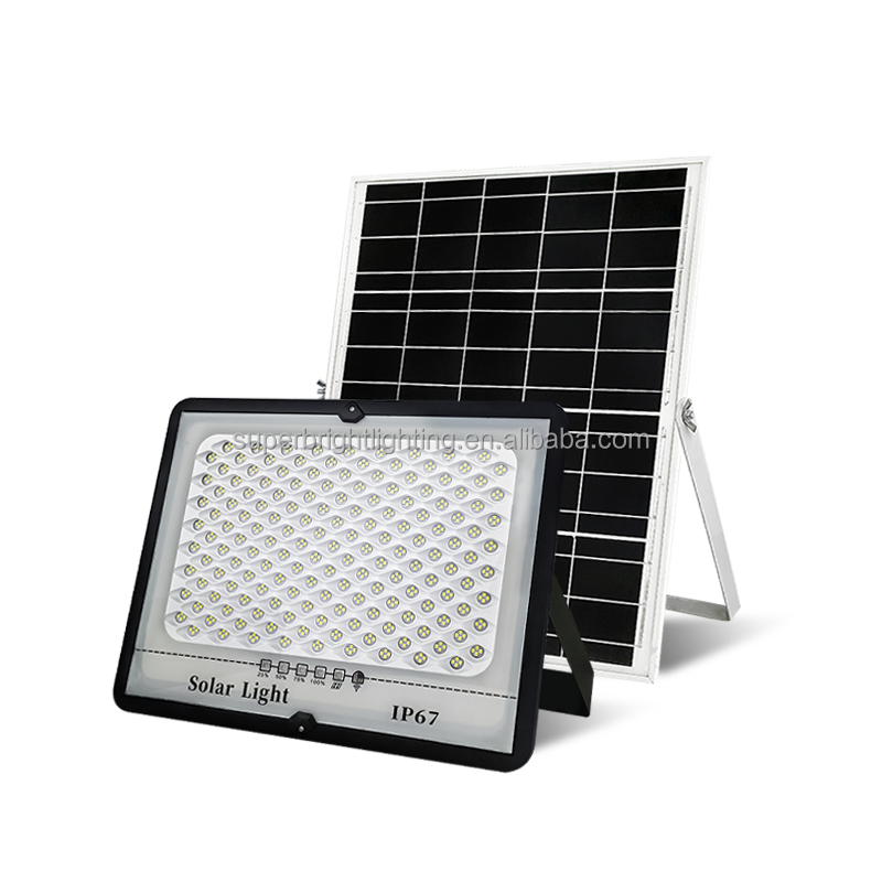 Projector Zero Electricity Ip66 Waterproof With 2 Years Warranty Led Reflector 400w 300w Solar Flood Light