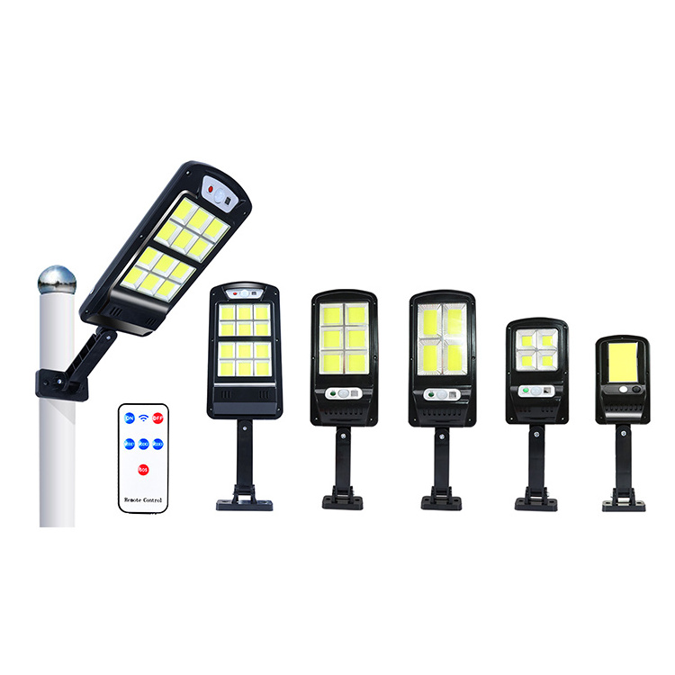 120w Solar Street Light Outdoor Portable Integrated Sensor Solar Powered Garden Light All In One Solar Led Street Light