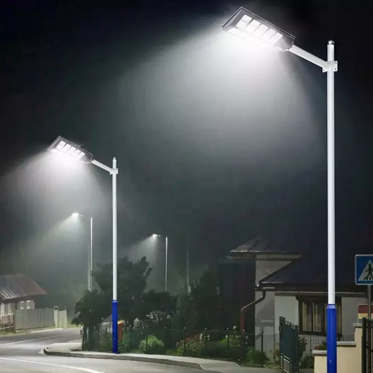 All in one Solar Led Street Light 120W 200W badminton court lights Lampara solar Super Bright High Quality led road lamp