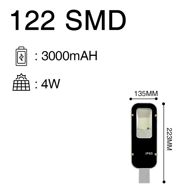 100w 200w Smart Ip65 Waterproof Outdoor Home Led Cell Powered Solar Street Lights