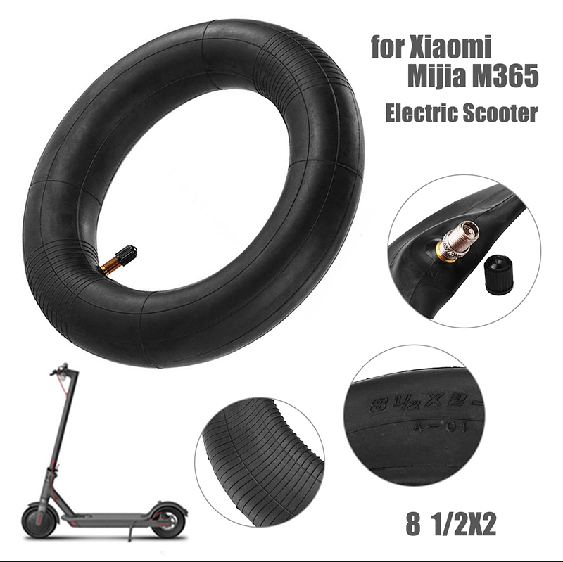 Superbsail EU Stock Xiaomi Electric Scooter Rubber Tire 8 1/2x2 Upgraded Thicken Inner Tube 8.5 Inch M365 Pro Front Rear Tyres