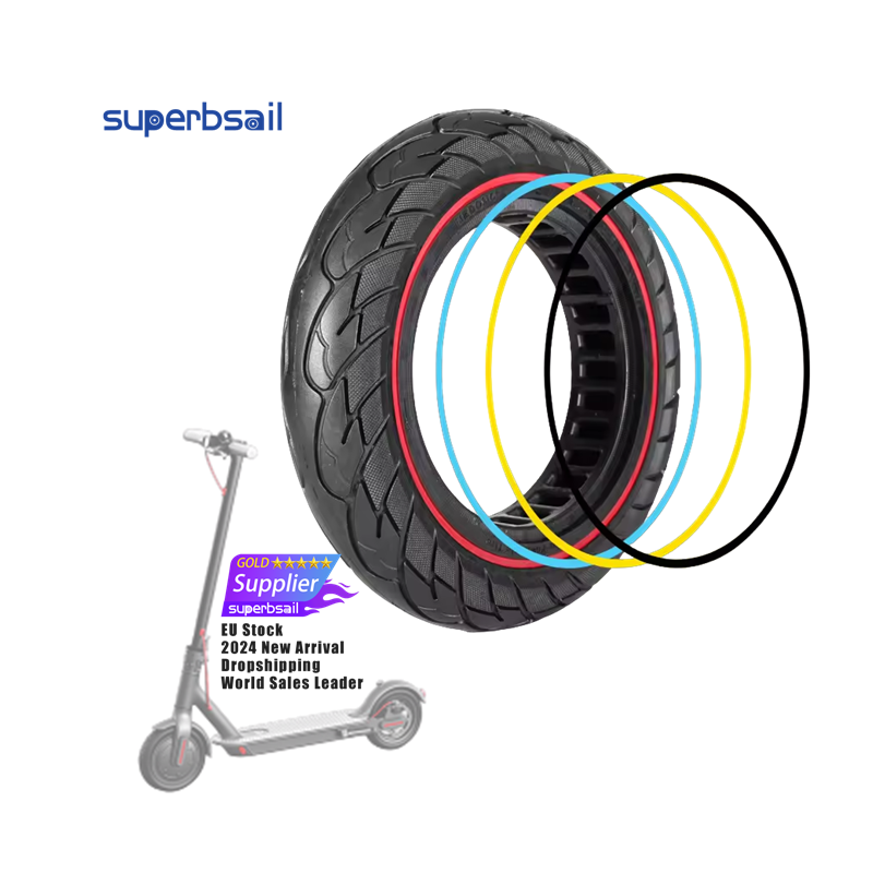 Superbsail E-scooter 10 Honeycomb Solid Tyre 10*2.5 Inch Thickened Vacuum Tire For Electric Scooter Accessories