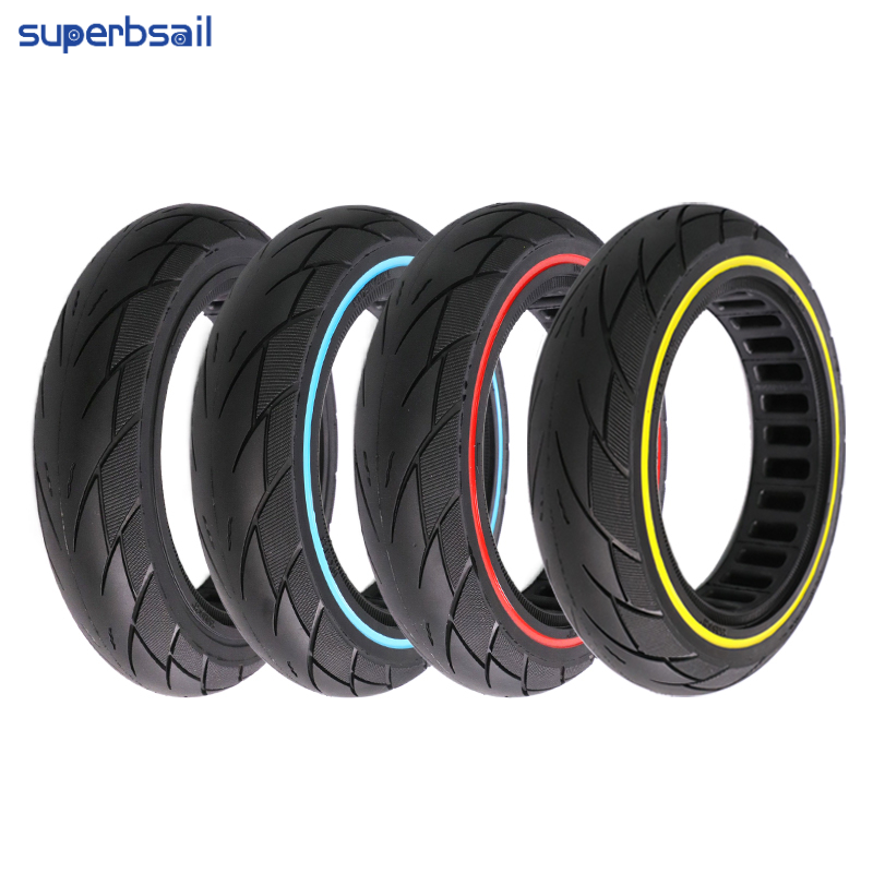 Superbsail 10x2.125 Solid Tyre Honeycomb Rubber Explosion-Proof Anti-Skid Solid Tire For Electric Scooter Tyre Parts