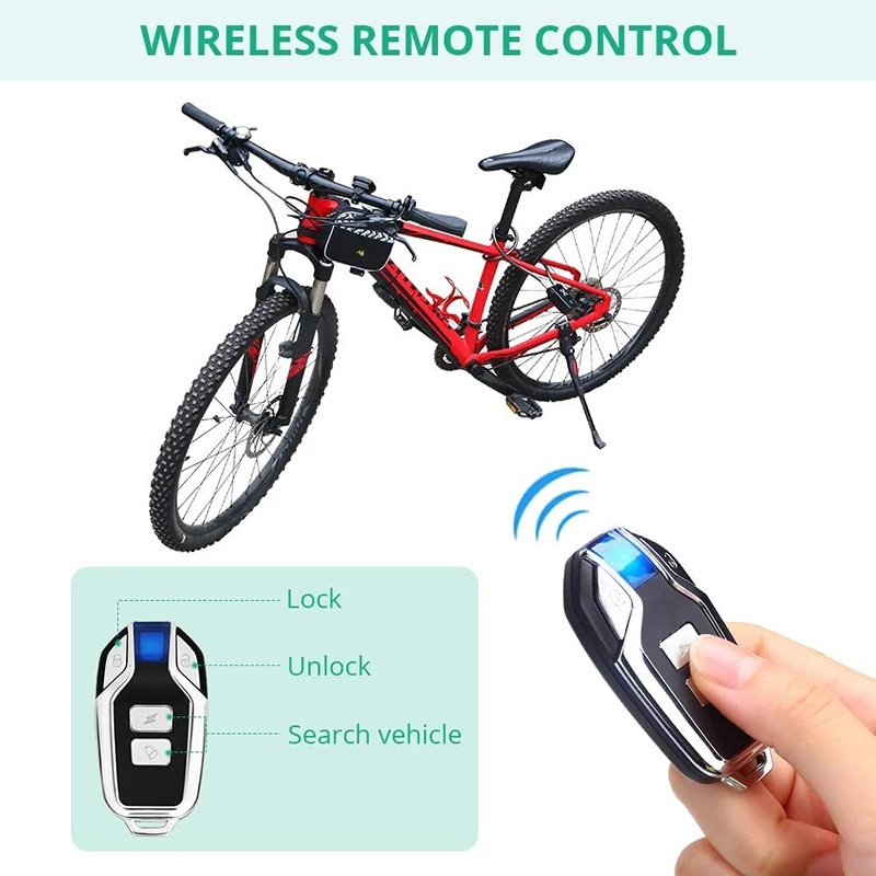 Wireless Remote Control Alarm Lock 4 digit Password smart lock Electric Bike Motorcycle Smart Blue tooth Cable Lock BestSuppliers