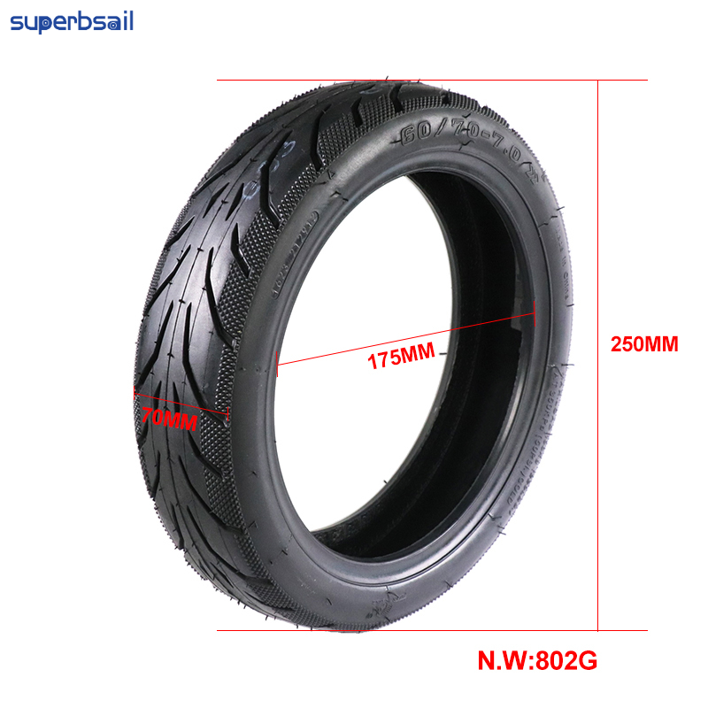 YUANXING 60/70-7.0 Vacuum Tire Outer Tire For Xiaomi 4 Pro Electric Scooter Rubber 10 Inch Tires With Glue