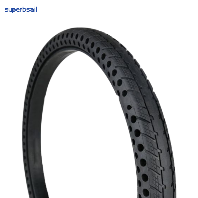 Superbsail Dropshipping 26x1-3/8 Bicycle Airless Tires Parts For Ebike 26 Inch Fat Tire Retro Solid Fat Tire Bicycle 26 Inch