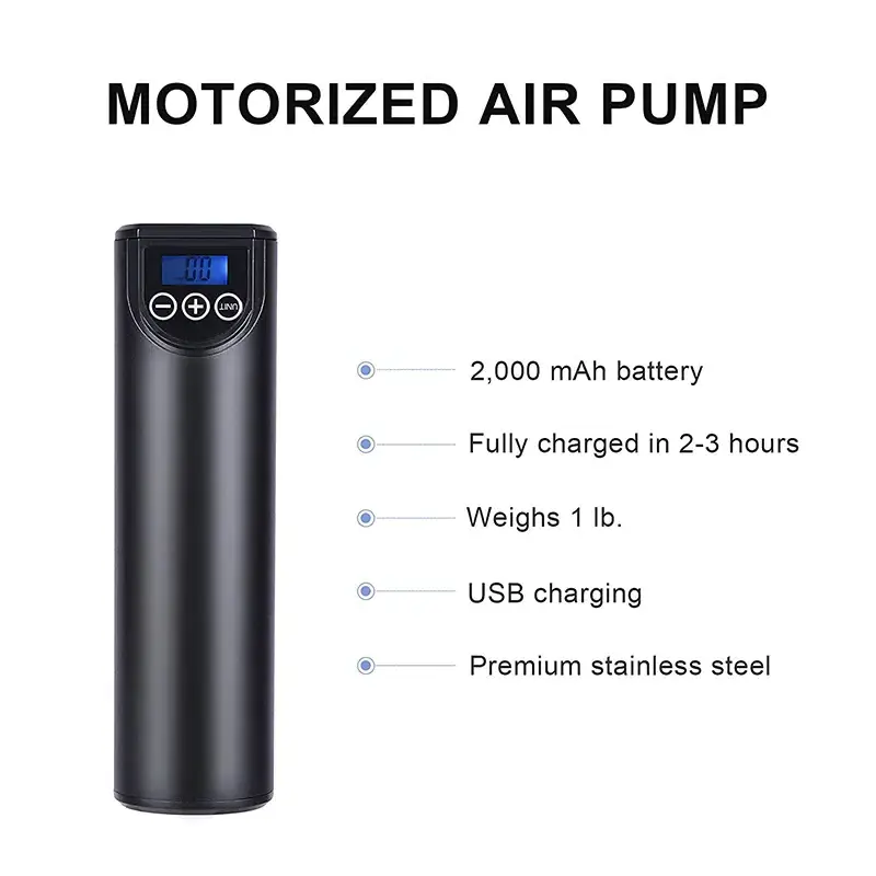 Superbsail 12V 150PSI Rechargeable Air Pump Tire Inflator Compressor Digital Car Tyre Bike Cycling Pump Other Bicycle Parts