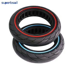 Superbsail New 10*2.125 color solid tire For Ninebot F30 Electric Scooter Solid Tyre Durable 10 inch Non-Slip Tires Accessories