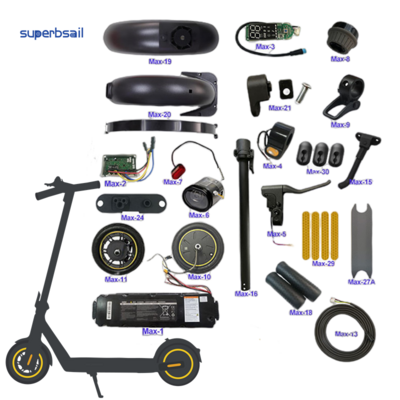 Superbsail 2024 High Quality Spare Parts For Ninebot Max G30 Electric Scooter Replacement Kickscooter Accessories Repair Parts