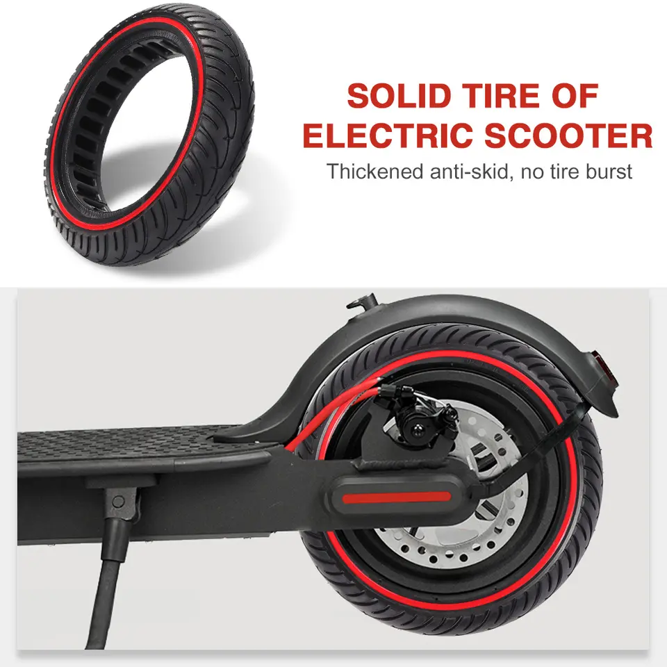 Superbsail EU Stock Original Durable Tire For Xiaomi M365 MI Scooter Tyre Solid Hole Tires Shock Absorber Escooter Rubber Wheel