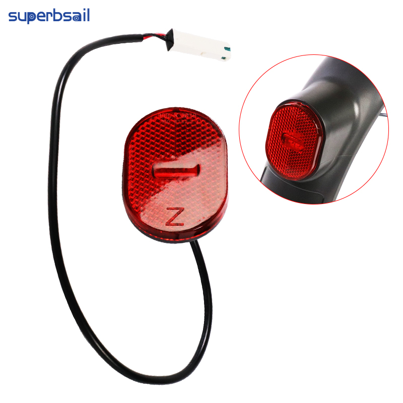 Superbsail Electric Scooter Rear Tail Light Scooter Warning Tail Light for Xiaomi Mi4 Pro E-Scooter Rear Warning LED Tail