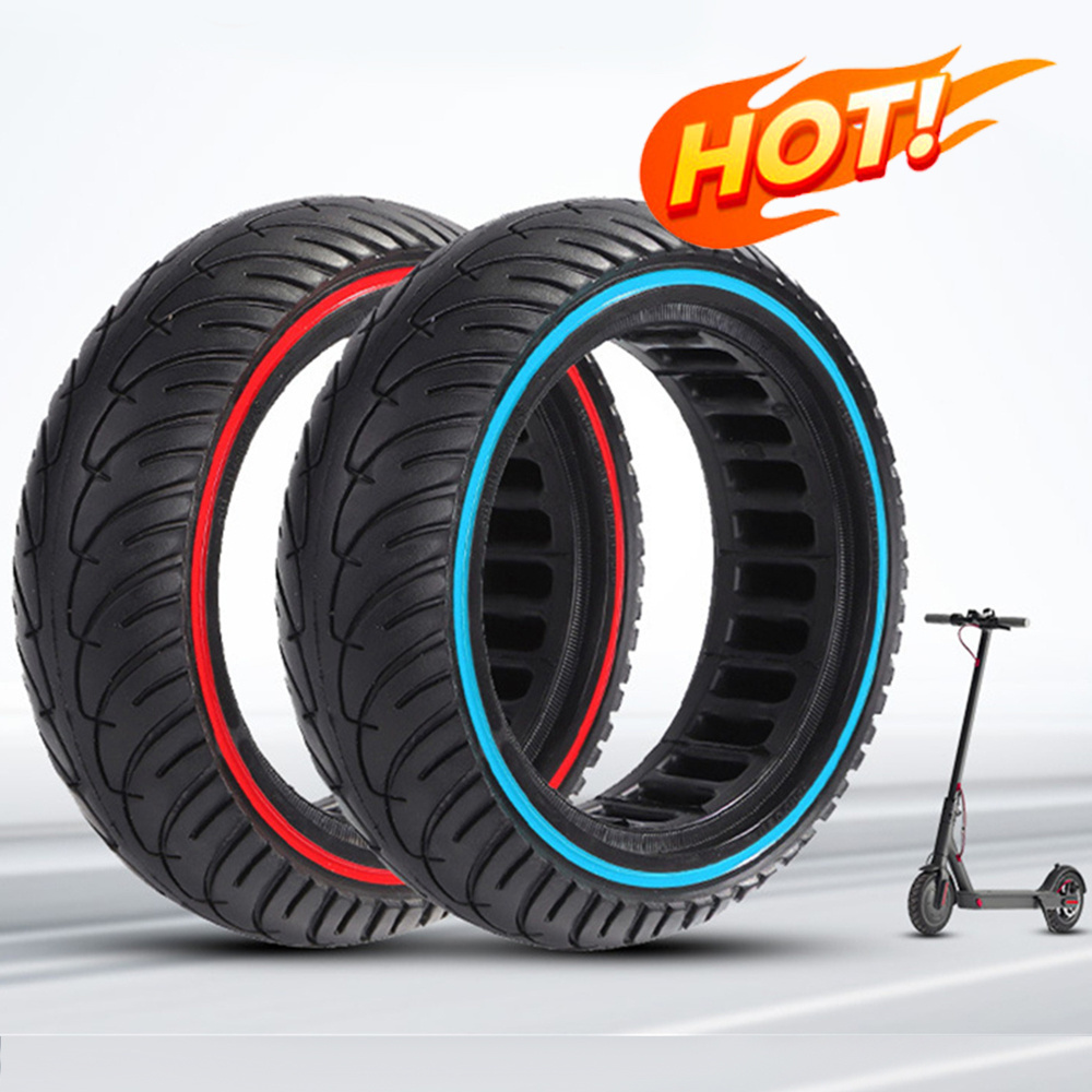 Superbsail EU Stock Original Durable Tire For Xiaomi M365 MI Scooter Tyre Solid Hole Tires Shock Absorber Escooter Rubber Wheel