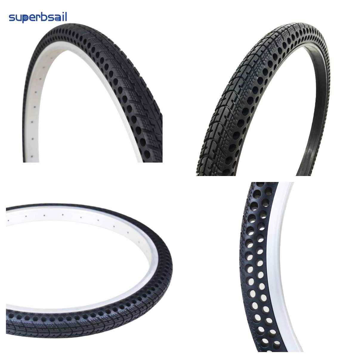 Superbsail New Arrival Solid Tire For Cycle Mountain MTB Roard Bicycle Wheel Fat 20*1.75 Bike Tire 20 Inch Tyre For Bike