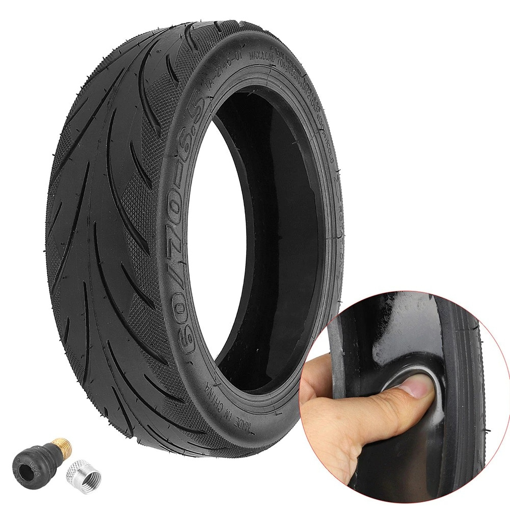 Superbsail EU Warehouse 10 Inch Electric Scooter Tire 60/70-6.5 Tubeless Tires With Glue Inside For Max G30 G30E Scooter Tires