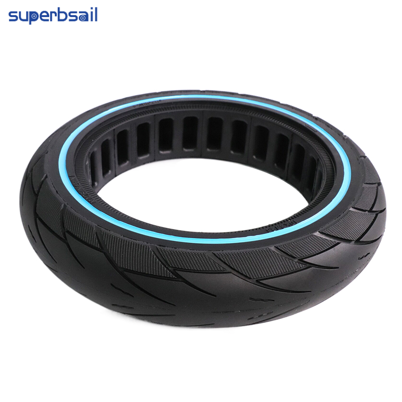 Superbsail 10x2.125 Solid Tyre Honeycomb Rubber Explosion-Proof Anti-Skid Solid Tire For Electric Scooter Tyre Parts