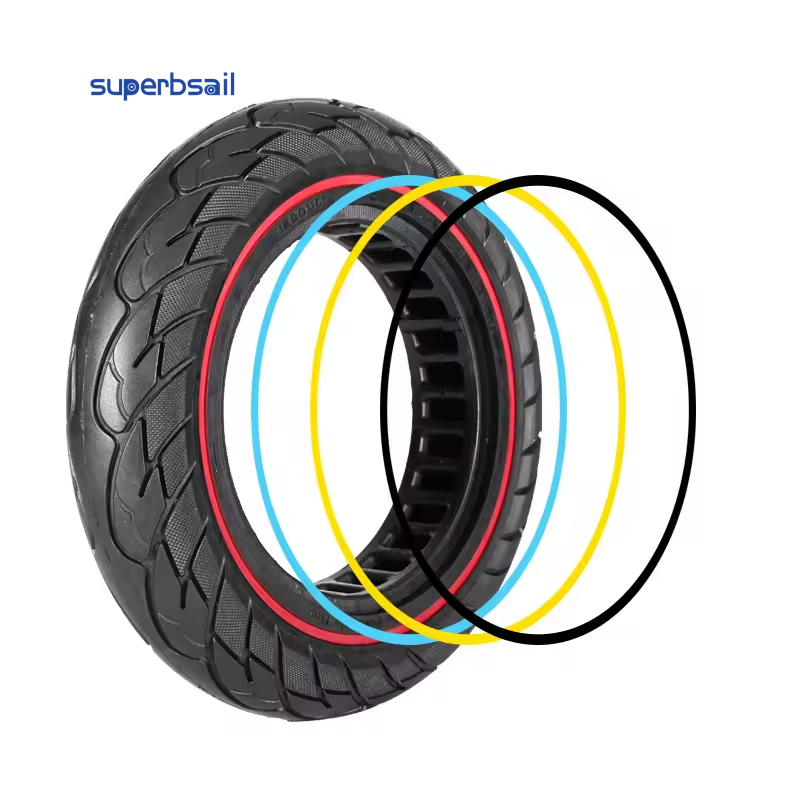 Superbsail E-scooter 10 Honeycomb Solid Tyre 10*2.5 Inch Thickened Vacuum Tire For Electric Scooter Accessories