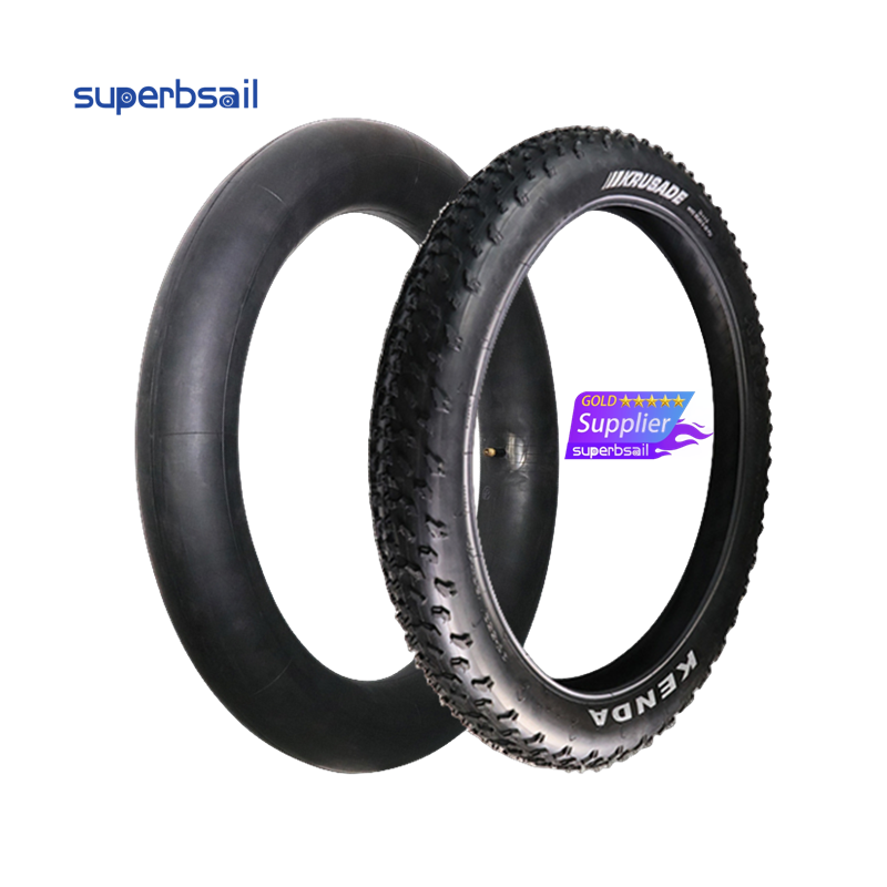 Superbsail K1188 Ebike Accessories Tyre 24X4.0 MTB Kenda Electric Bicycle Tires With Inner Tube For 24 Inch Bike Cycle Fat Tire