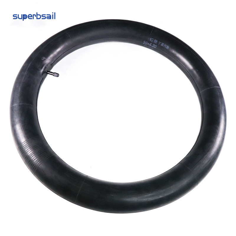 Superbsail EU Stock 20*4.2 Inner Tube For Bike Electric Bicycle Straight Valve SV 32 MM Ebike Tire Tube Bike Inner Tube 20 Inch