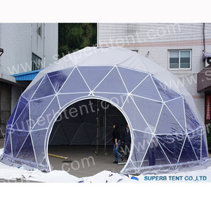 Diameter 25m Half Sphere Geodesic Dome Tent for Camping