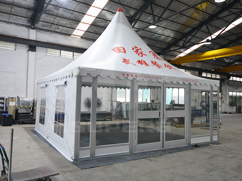 3x3 5x5 10x10m Aluminum White PVC Pagoda Marquee Party Wedding Tent For Sale