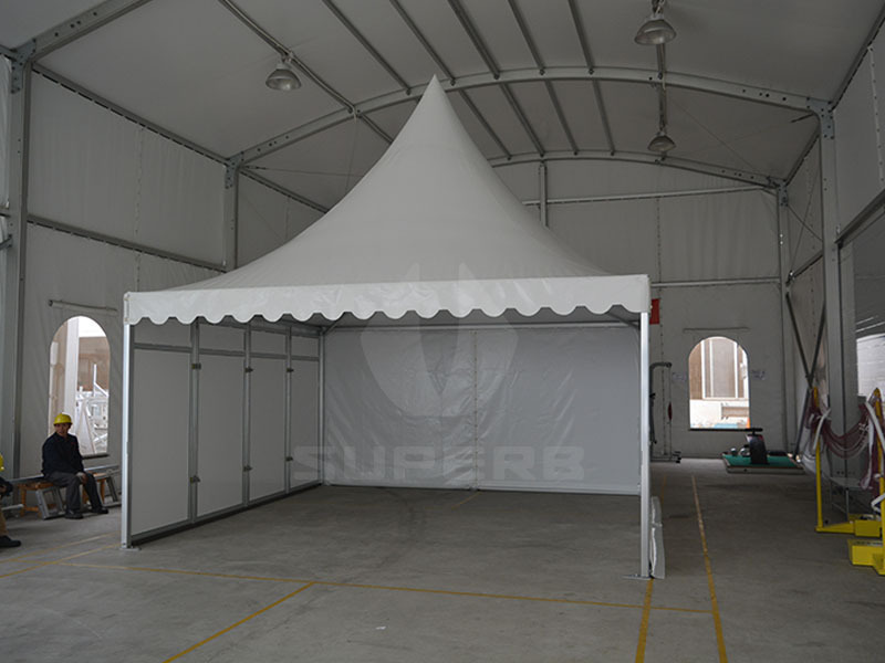 6x6 Aluminum high peak canopy Pagoda Marquee tent for exhibition event