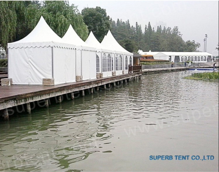 Customize trade show tents pagoda tent  high peak 3x3m octagonal tent for Patio