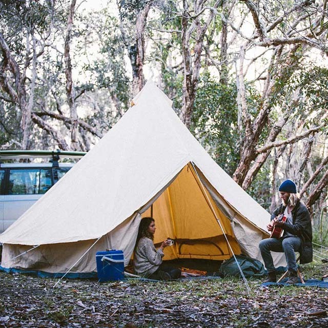 Factory prices 3m 4m 5m 6m 7m  yurt camping cotton canvas bell tent