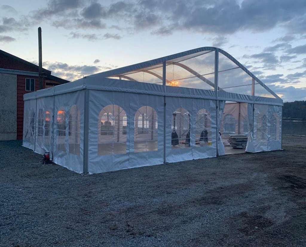 300 people white canopy waterproof clear transparent commercial big outdoor party event tent wedding hall