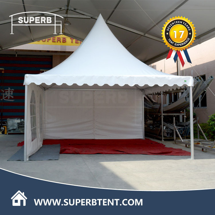 Waterproof PVC Fabric outdoor gazebo, manual assembly gazebo tent