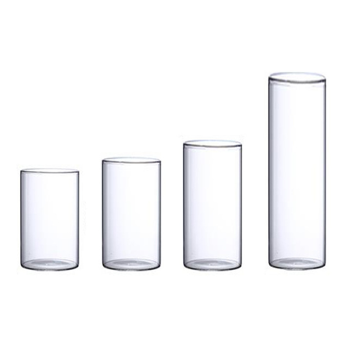 Cylinder Vases Glass Flowers Vase Clear Table Centerpieces Decorative Floating Candles Holders for Wedding event Party