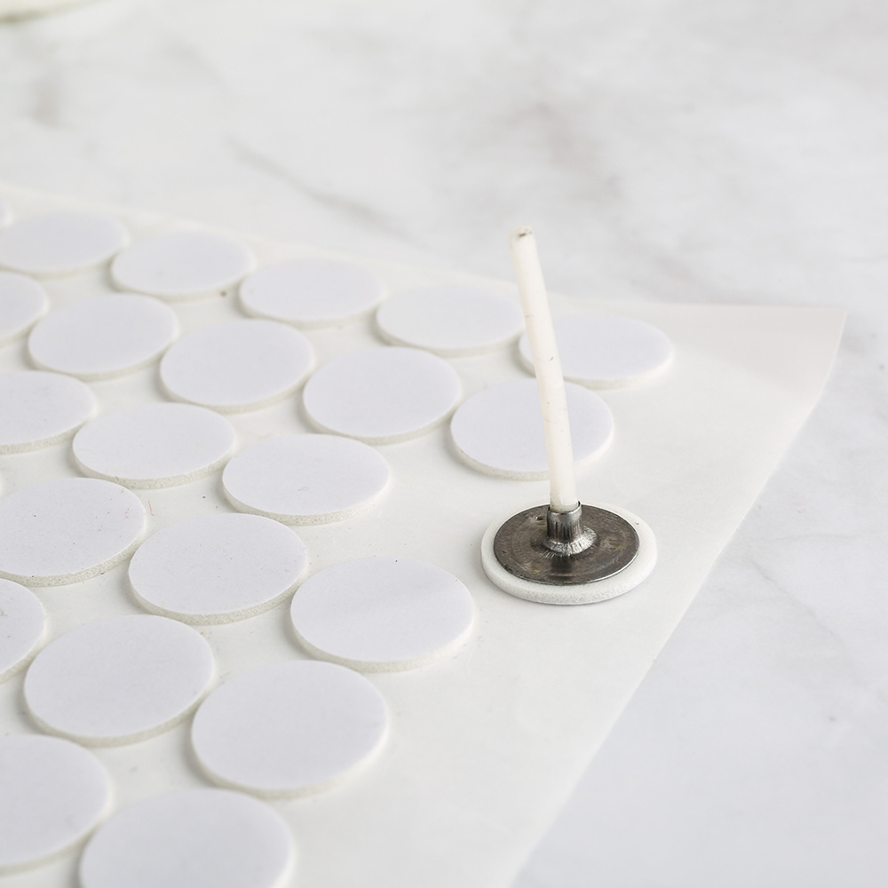 Candle Wick Stickers Made of Heat Resistance Glue Adhere Steady in Hot Wax for Candle Making