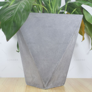 geometric european large concrete planter mold for garden decoration Diy