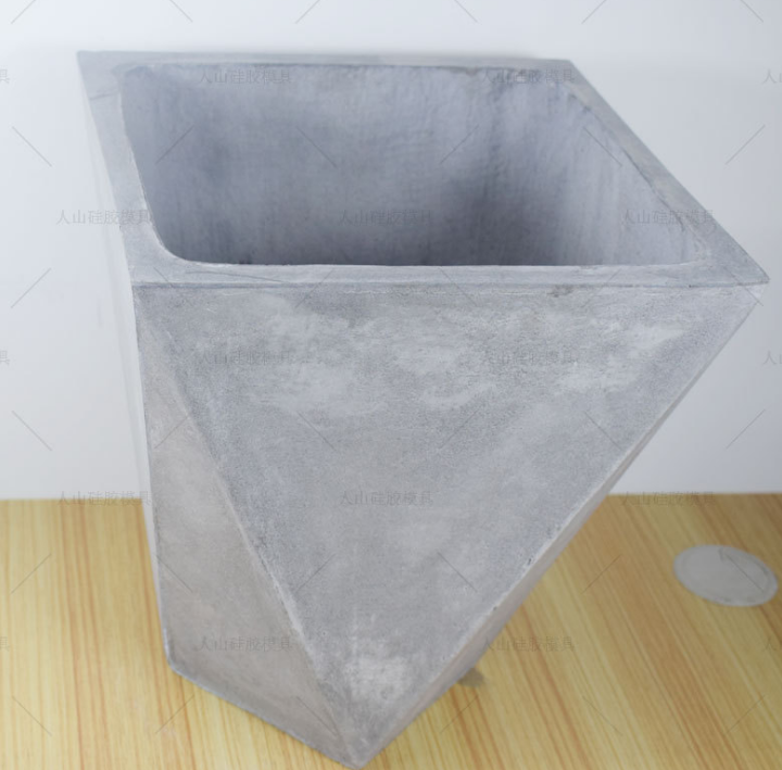 geometric european large concrete planter mold for garden decoration Diy