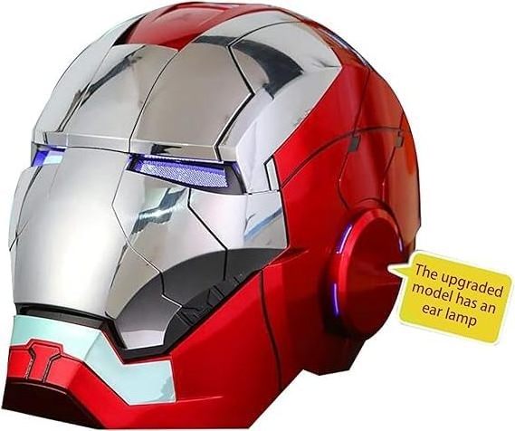 wearable Electronic welding motorcycle 1:1 voice remote control Marvel mk5 ironman helmet for sale